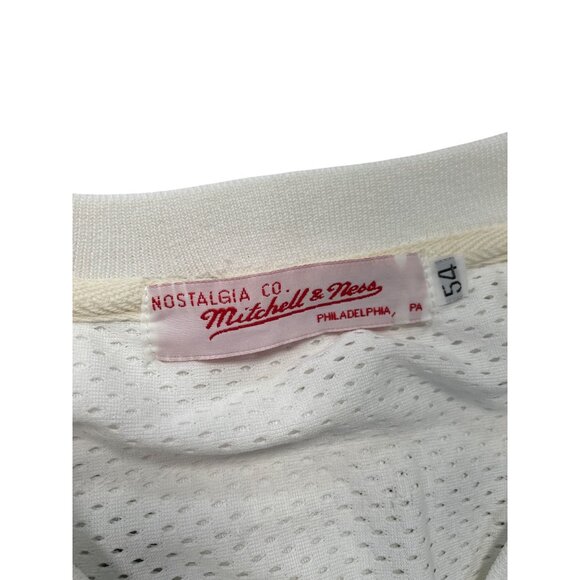 Mitchell Ness Miami Hurricanes #13 Football Jersey White  green Size 54 SKU 9004 - Picture 6 of 13